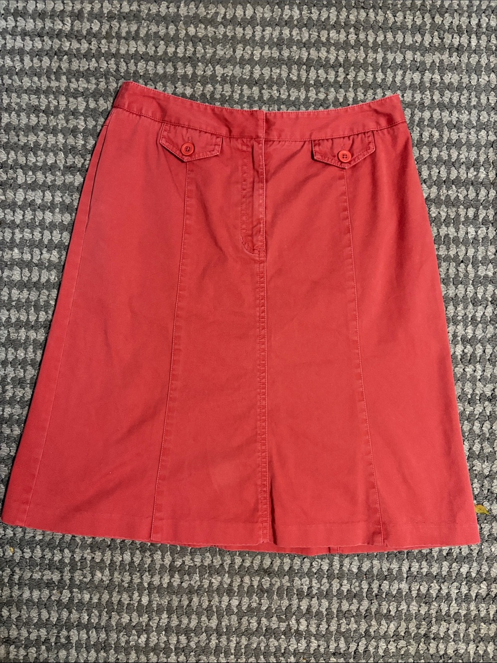 Vintage TALBOTS A-Line COTTON Women’s Skirt HONG KONG 8